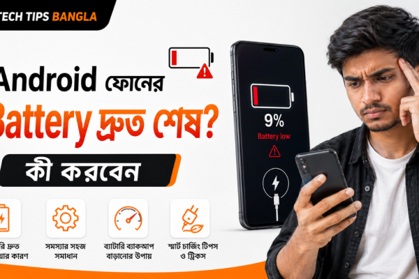 Android ফোনের battery দ্রুত শেষ হলে কী করবেন