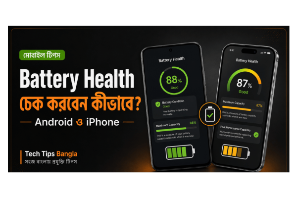 Android ও iPhone-এ Battery Health Check করার নিয়ম