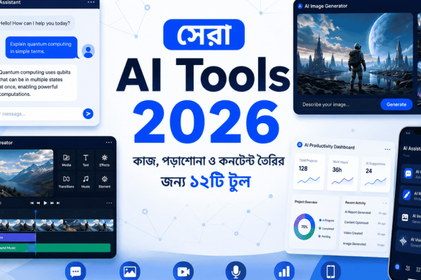 সেরা AI Tools 2026 বাংলা গাইড