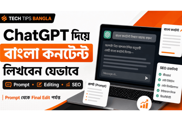 ChatGPT দিয়ে বাংলা কনটেন্ট লেখার ধাপ দেখানো একটি গাইড
