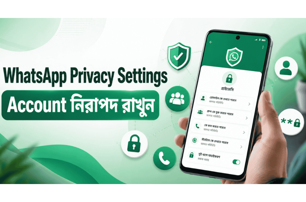 WhatsApp Privacy Settings ঠিক করে অ্যাকাউন্ট নিরাপদ রাখার গাইড