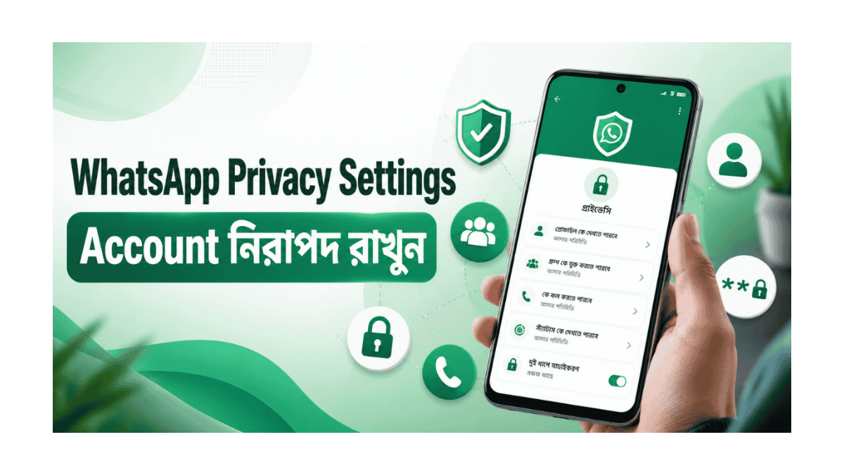 WhatsApp Privacy Settings ঠিক করে অ্যাকাউন্ট নিরাপদ রাখার গাইড