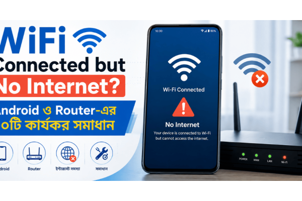 WiFi Connected but No Internet সমস্যার Android ও Router সমাধান
